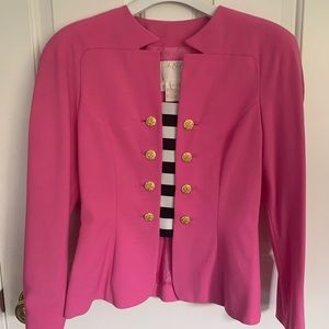 Vintage Pink Silk Escada Blazer Size 36
